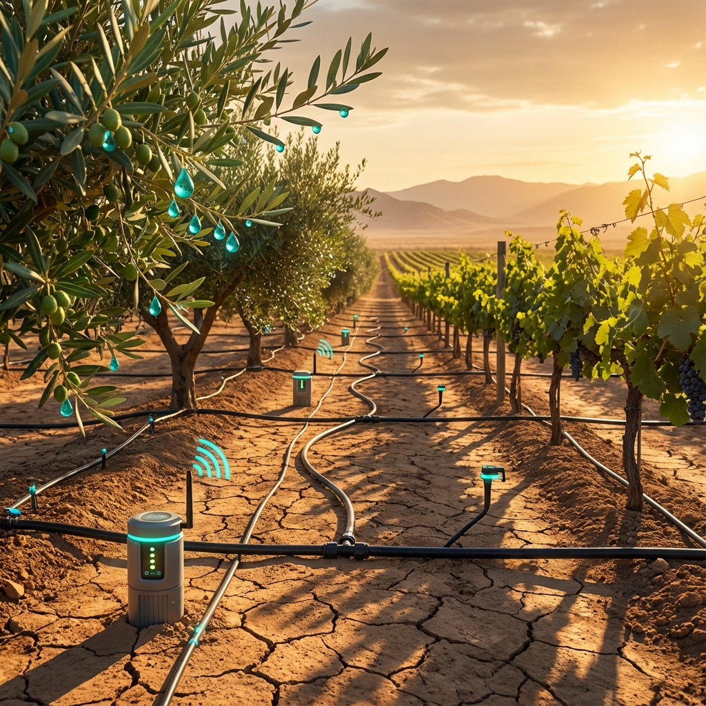 Drip Irrigation in Desert
